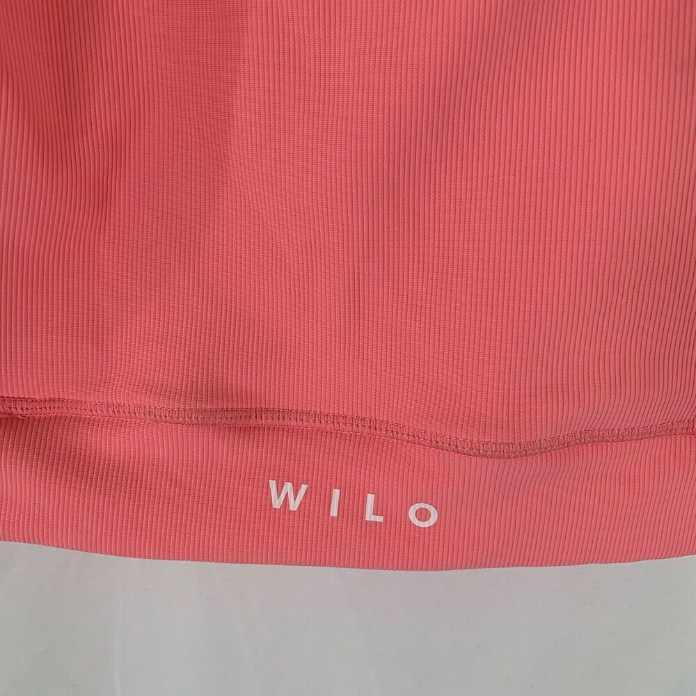 WILO Sports Bra Women's XS Pink Ribbed Padded Pull On Melbourne Australia - Picture 6 of 6